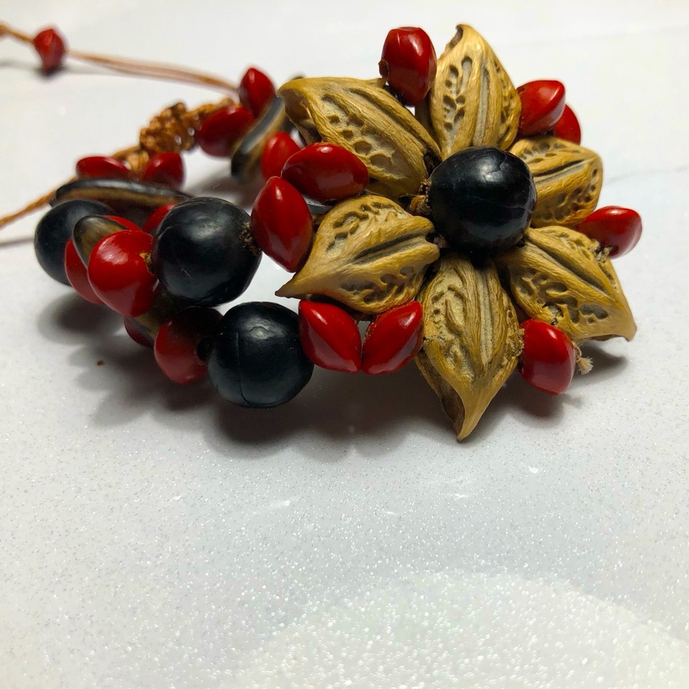 Natural Eco Friendly Hand Crafted Bracelet with Adjustable closure